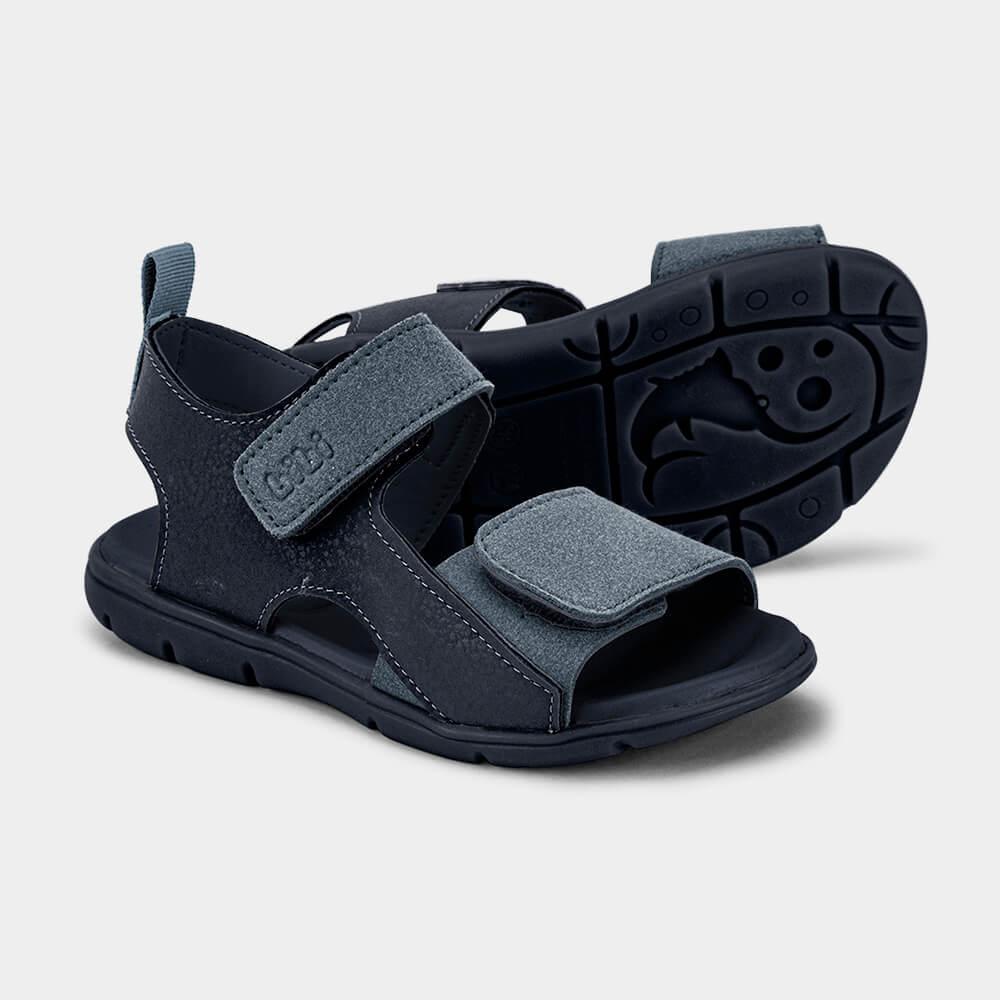 Sandália Infantil Bibi Basic Sandals Kids Azul Marinho - 4
