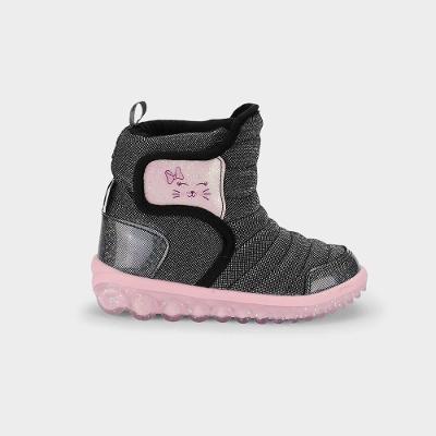 Bota Infantil Bibi Roller 2.0 Preta de Gatinho