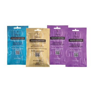 Eudora Kit Cronograma Capilar Nutrição Siàge Terapia dos Fios 60ml cada (4 itens)