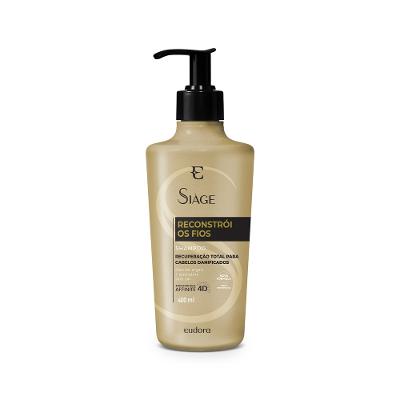 Eudora Shampoo Siàge Reconstrói Os Fios 400ml