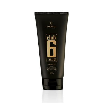 Eudora Club 6 Cassino Shower Gel 4 em 1 200ml