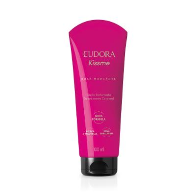 Eudora Loção Hidratante Corporal Kiss Me Rosa Marcante 100ml