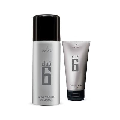 Eudora Kit Club 6: Espuma de Barbear 200ml + Balm Pós-Barba 75g