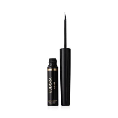 Eudora Glam Delineador Líquido Para Olhos Super Preto  3ml