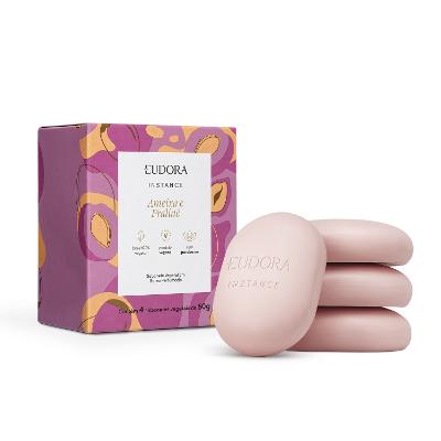 Eudora Instance Ameixa e Praliné Sabonete em Barra 4x80g