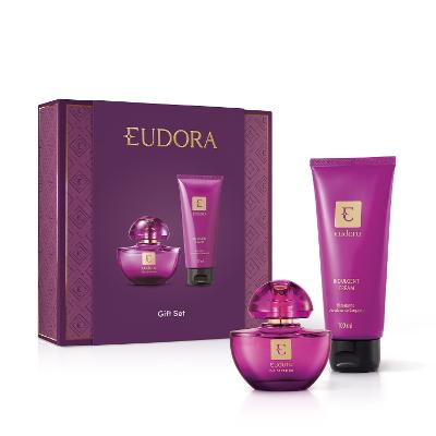 Eudora Roxo Miniatura Kit Presente Dia dos Namorados (2 itens)