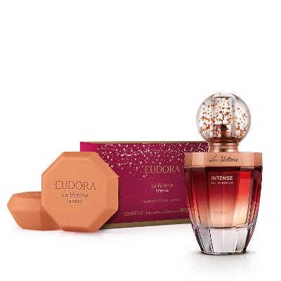 Combo La Victorie Intense: Eau de Parfum 75ml + Sabonete em Barra 2x90g