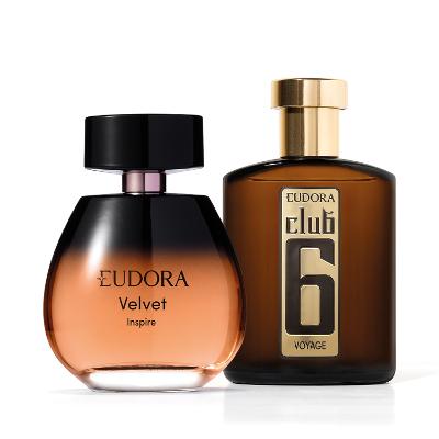 Combo Velvet Inspire Desodorante Colônia  100ml + Club 6 Voyage Desodorante Colônia 95ml