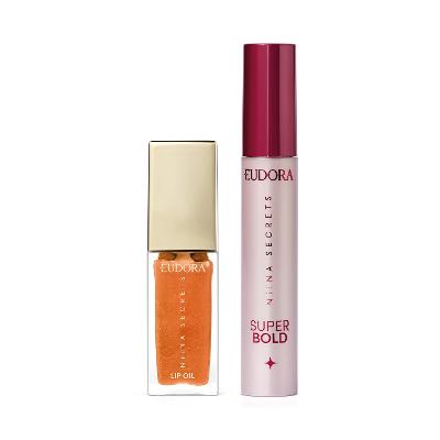Combo Niina Secrets: Máscara para Cílios Super Bold 10g + Lip Oil 7ml