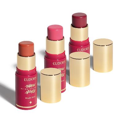 Combo Niina Secrets Stick Daily: Blush Rosa 5g + Blush Malva 5g + Blush Coral 5g