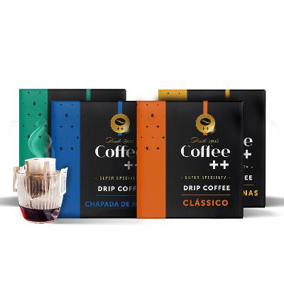 Kit 40 Sachês Café Especial Coffee Mais - Drip Coffee