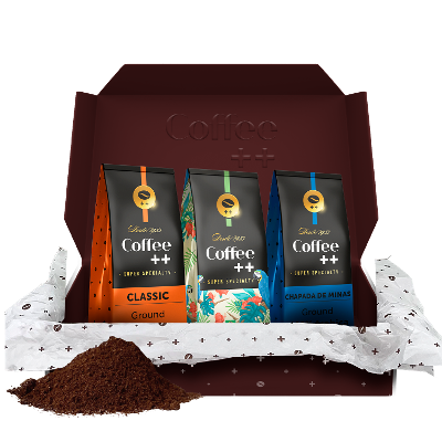 Kit 3 Cafés Moídos - Arara,  Clássico e Chapada de Minas