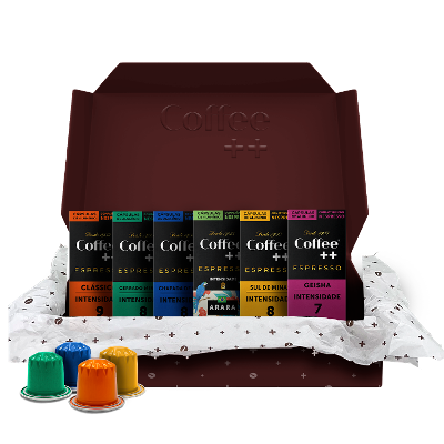 Kit 60 Cápsulas Compatíveis Com Nespresso - ARARA, FAZENDAS, CLÁSSICO E GEISHA0