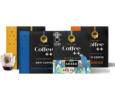 Café em Sachê Coffee Mais Drip Coffee Variedades - 40 unidades