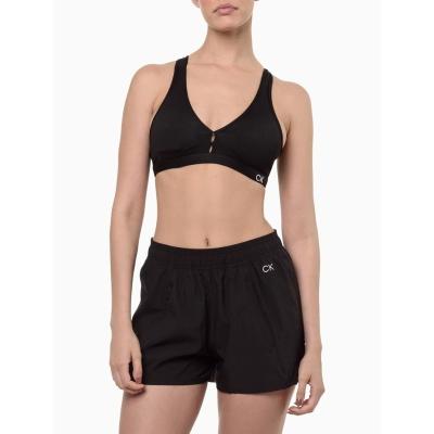 Short Feminino Com Bermuda Compressão Calvin Klein Performance - Preto