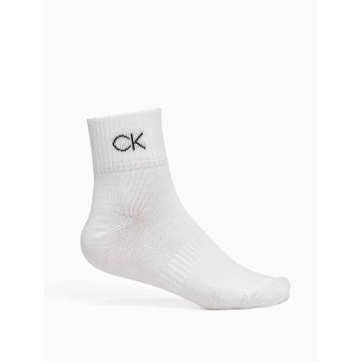 Kit 3 Pares Meia Cano Médio Calvin Klein - Branco 2