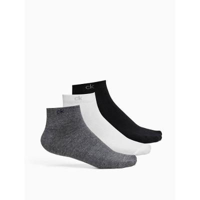Kit 3 Pares de Meia Cano Curto Calvin Klein - Multi