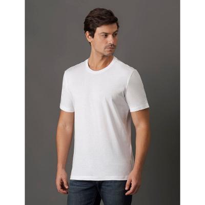 Camiseta Masculina de Algodão Essentials Minimalista Calvin Klein Jeans - Branco