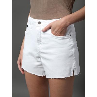 Shorts Color Five Pockets Calvin Klein Jeans - Branco