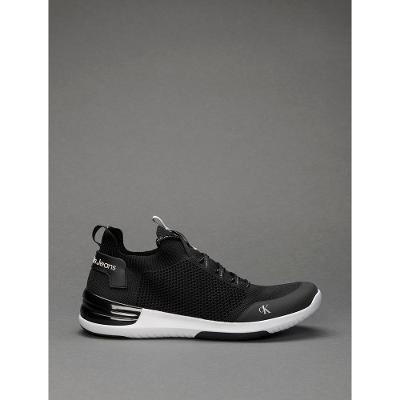 Tênis Masculino Baixo Air Knitt Calvin Klein Jeans - Preto