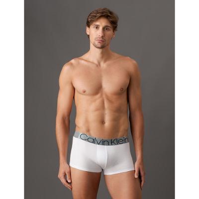 Cueca Masculina Low Rise Trunk Cotton Icon Calvin Klein Underwear - Branco