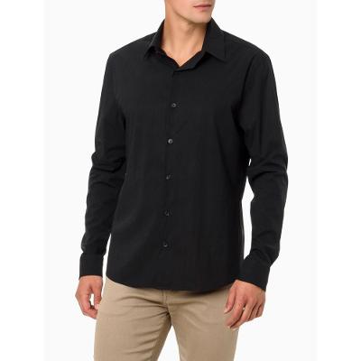 Camisa Masculina Slim Cannes Essential Calvin Klein - Preto