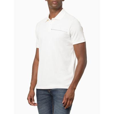 Polo Masculina Palito Naturals Calvin Klein Jeans - Off White