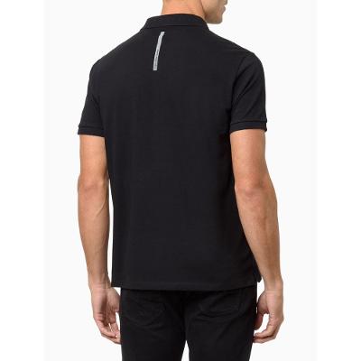 Polo Masculina Manga Curta em Piquet Calvin Klein Jeans - Preto