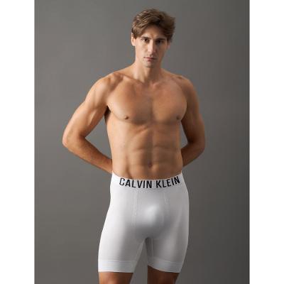 Cueca Long Boxer Intense Power Seamless Calvin Klein Underwear - Branco 2