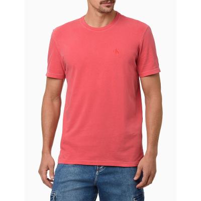 Camiseta Masculina Monograma Pigmento - Melancia