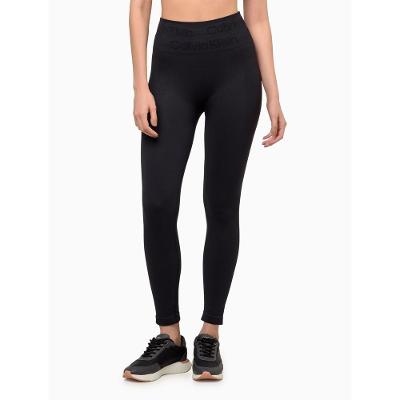 Calça Legging Feminina Tonal Seamless Calvin Klein Sport - Preto