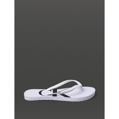 Chinelo Feminino Logo Corrido Calvin Klein Jeans - Branco 2