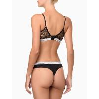 Kit 4 Calcinhas Fio Dental Mini Modern Cotton Calvin Klein Underwear - Branco/Mescla/Azulmedio - 5