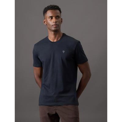 Camiseta Masculina Estampa Ômega No Peito Calvin Klein Jeans - Marinho