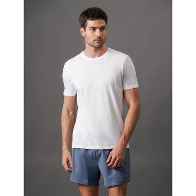 Camiseta Manga Curta Swimwear Logo Costas Calvin Klein Swimwear - Branco