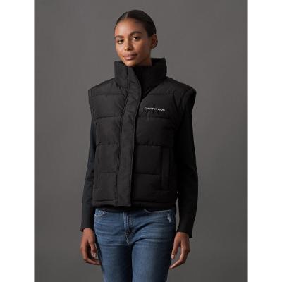 Colete Feminino Logo No Peito Calvin Klein Jeans - Preto