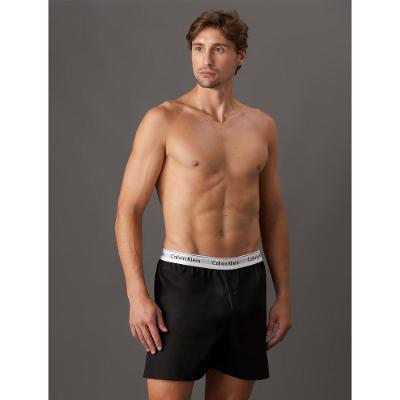 Samba Canção Lisa Vista Falsa Cueca Calvin Klein Underwear - Preto