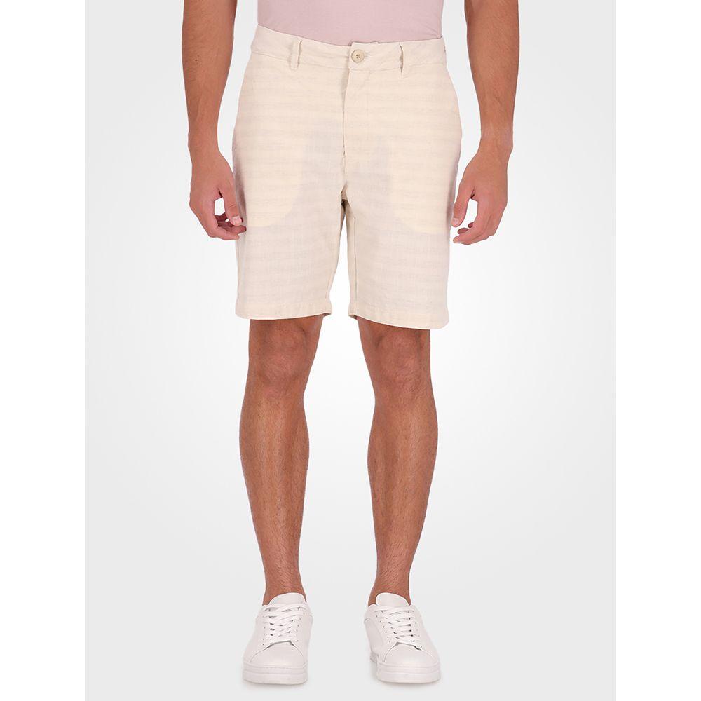 Bermuda Masculina Cotton Stripes Calvin Klein - Off White - 1