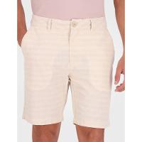 Bermuda Masculina Cotton Stripes Calvin Klein - Off White - 2