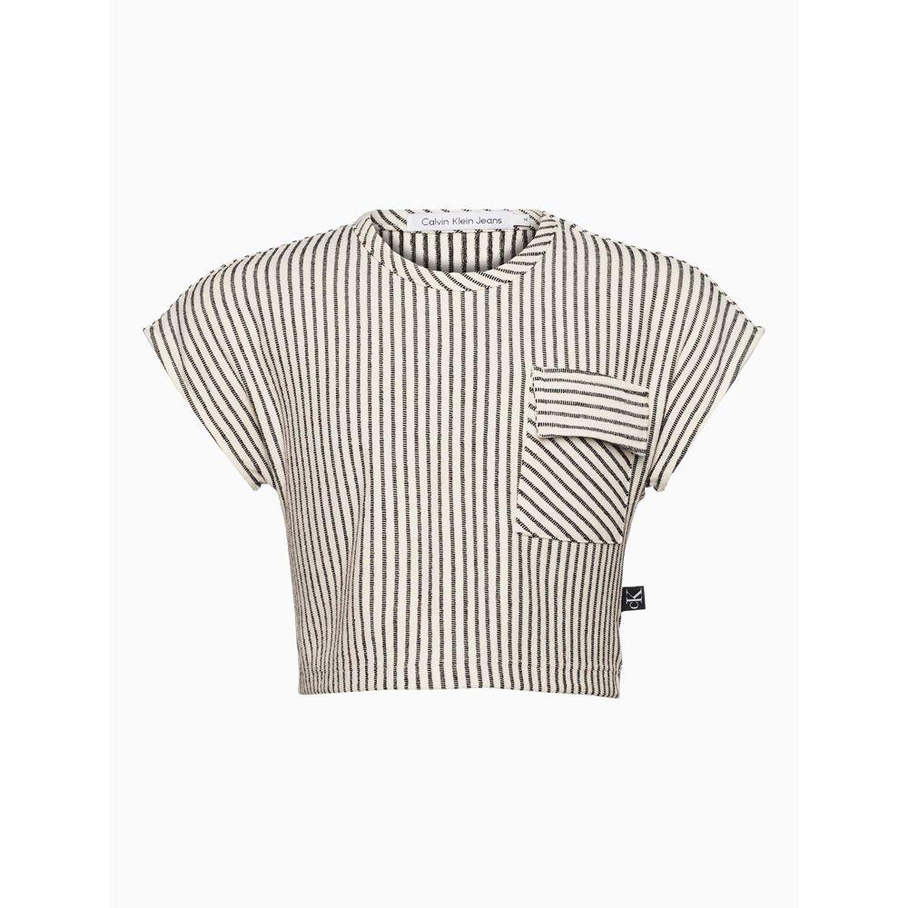 Blusa Menina Moletinho Listrado - Marinho - 1