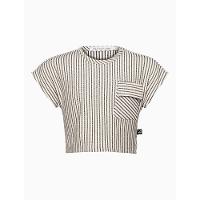 Blusa Menina Moletinho Listrado - Marinho - 1