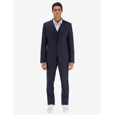 Costume Masculino Slim Textura Calvin Klein - Marinho