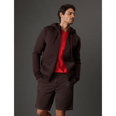 Casaco Masculino Dublado Com Capuz Calvin Klein Jeans - Marrom