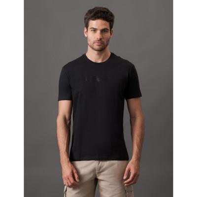 Camiseta Masculina Logo Box Calvin Klein Jeans - Preto