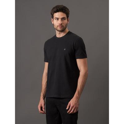 Camiseta Masculina Piquet Calvin Klein Jeans - Preto