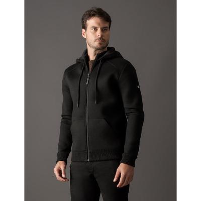 Casaco Masculino Dublado Com Capuz Calvin Klein Jeans - Preto