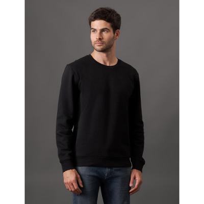 Casaco Masculino Moletom Bordado Calvin Klein Jeans - Preto