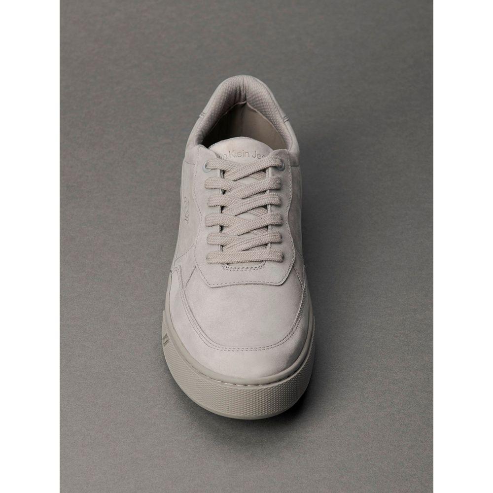 Tênis Masculino Palito Side Nobuck Calvin Klein Jeans - Cinza Médio - 4