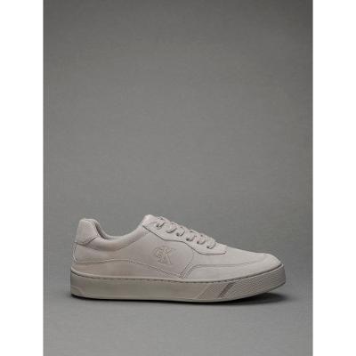 Tênis Masculino Palito Side Nobuck Calvin Klein Jeans - Cinza Médio