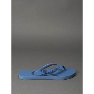Chinelo Masculino Logo Corrido Calvin Klein Jeans - Indigo